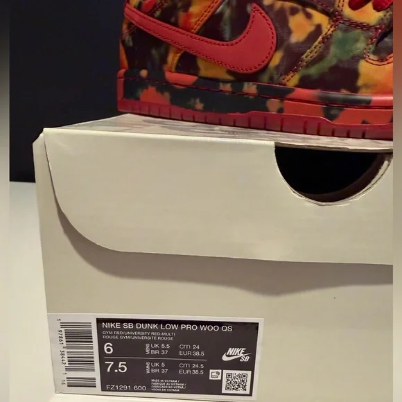NIB Nike SB Dunk Low Woo QS WIZARD OF OZ - Picture 4 of 8